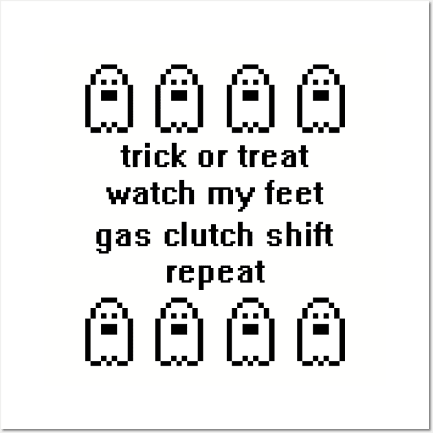 Trick or treat watch my feet... Wall Art by hoddynoddy